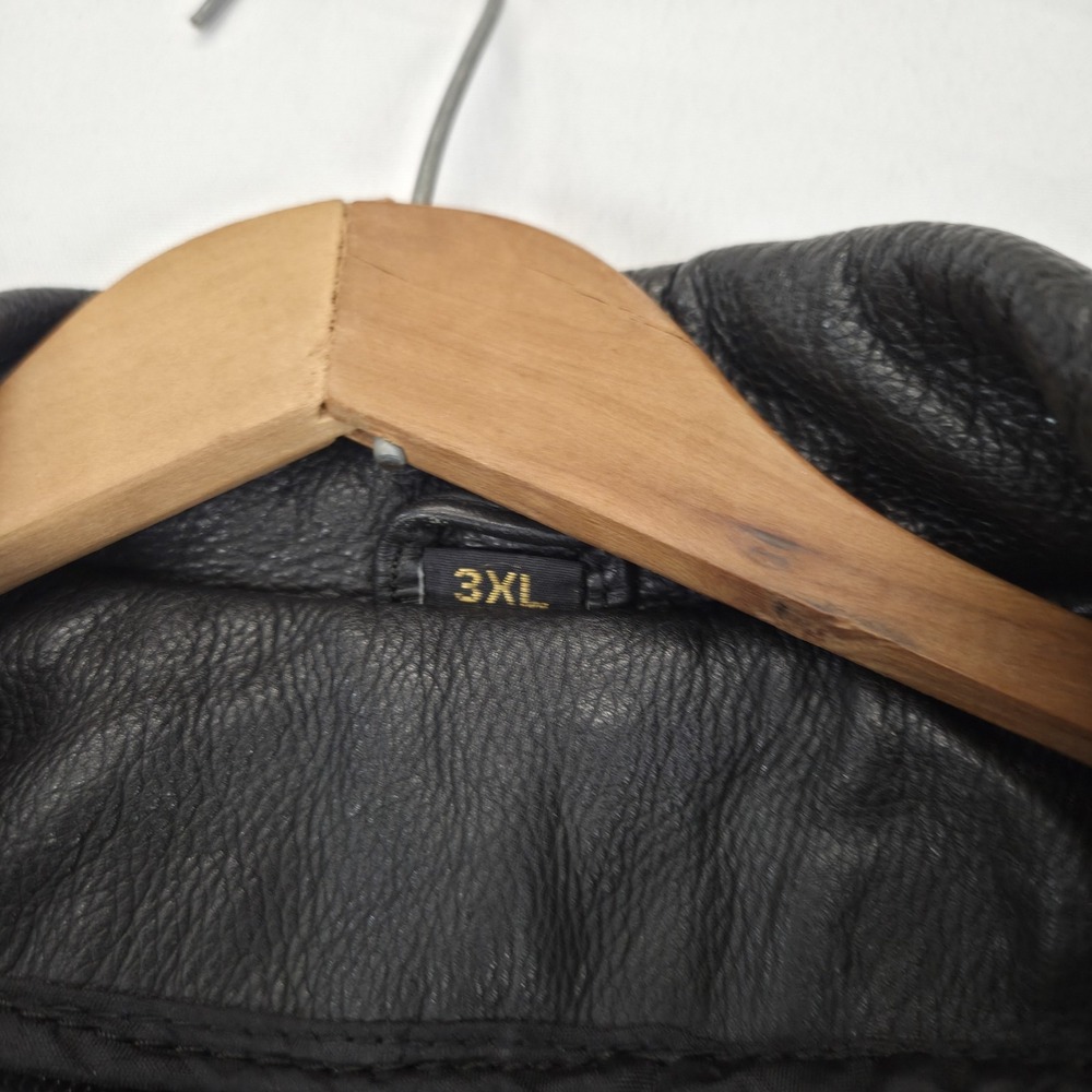 VtgUniversal Rider Leather Motorcycle Jacket 3XL With Thinsulate‎ Liner YKK Zipp - Picture 8 of 16